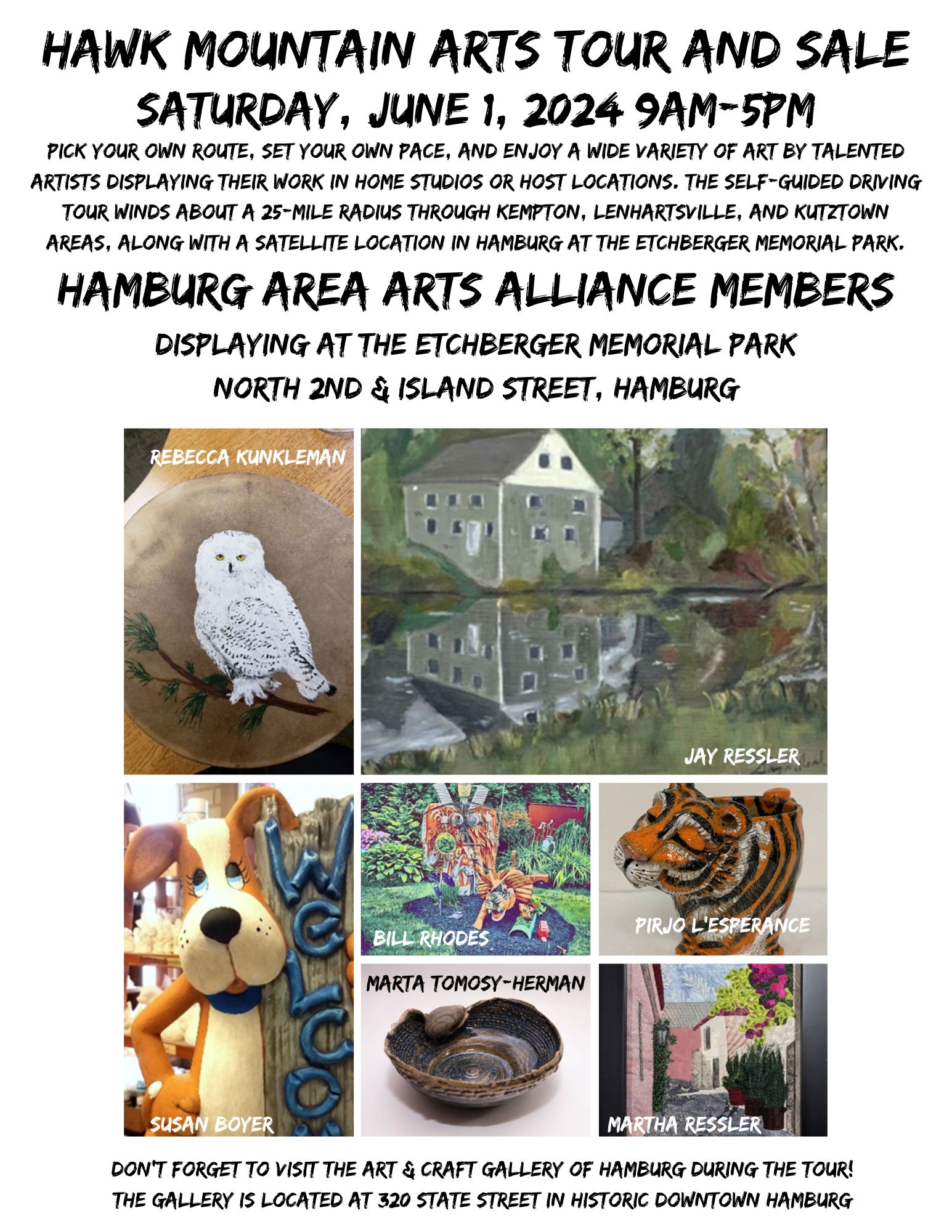 Read more about the article Hawk Mountain Arts Tour and Sale
