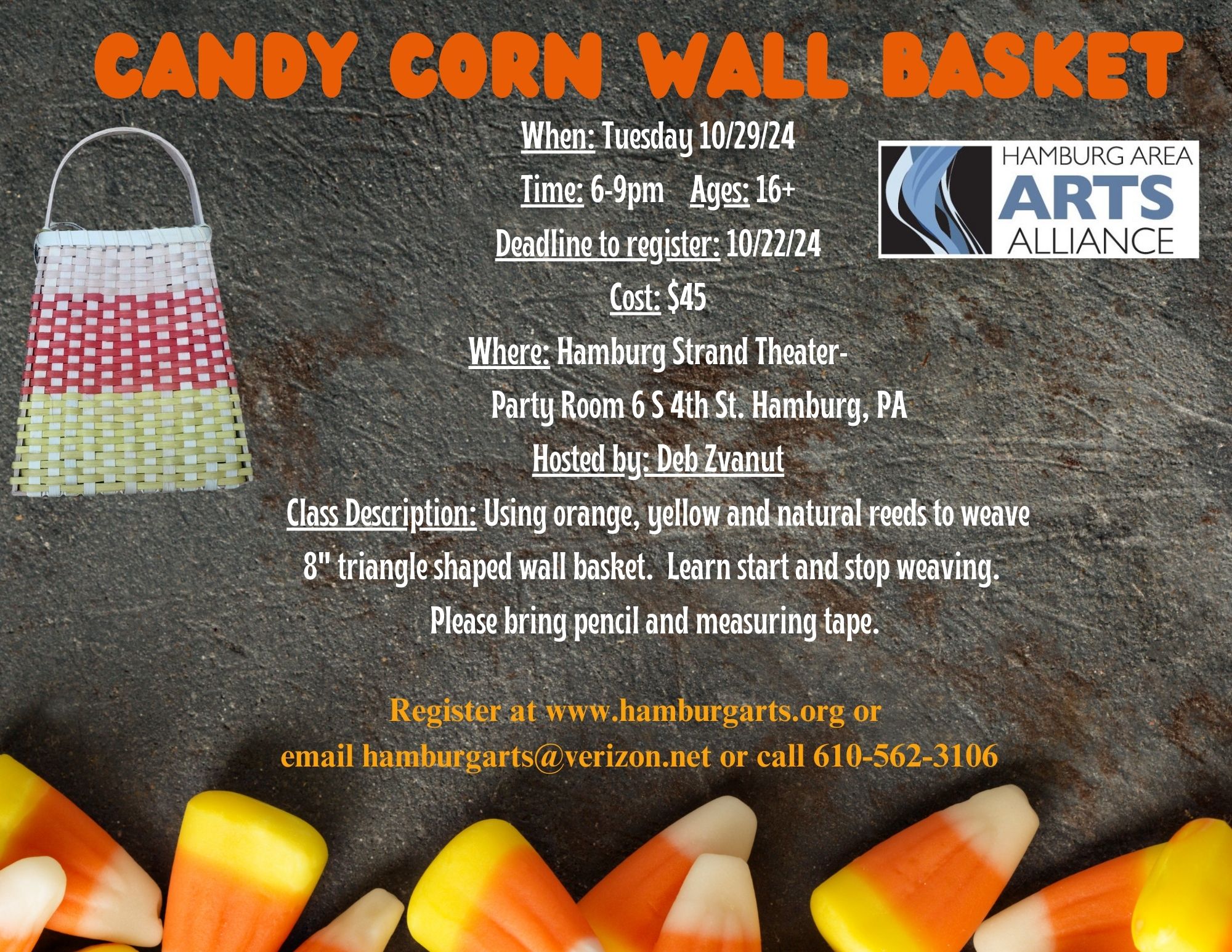 Read more about the article Candy Corn Wall Basket