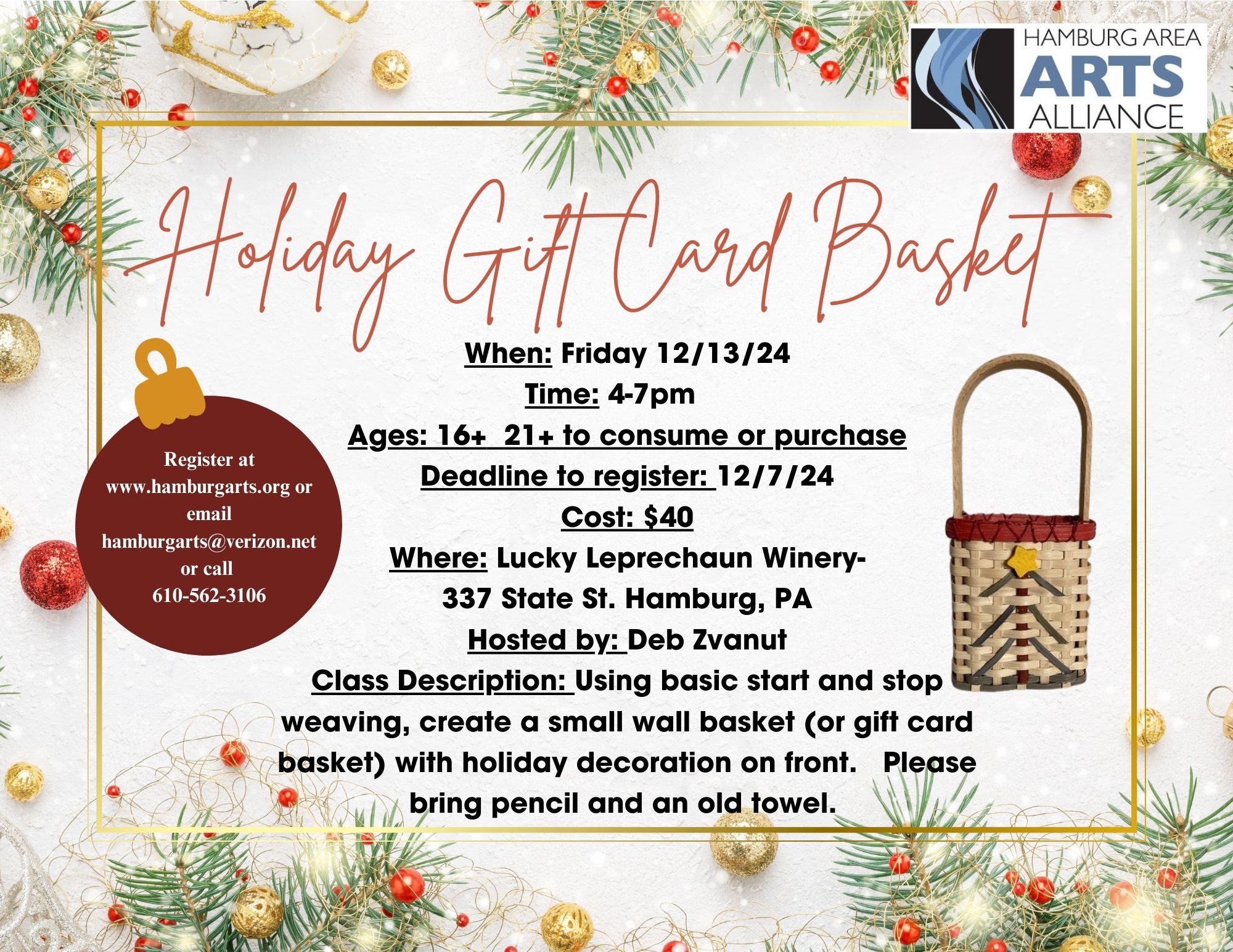 Read more about the article Holiday Gift Card Basket